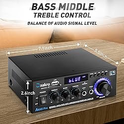 Daakro AK45 Pro Home Audio Amplifier Receivers with