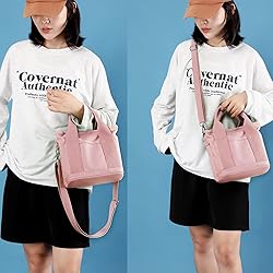 Small Cute Canvas Tote Crossbody Shoulder Bag