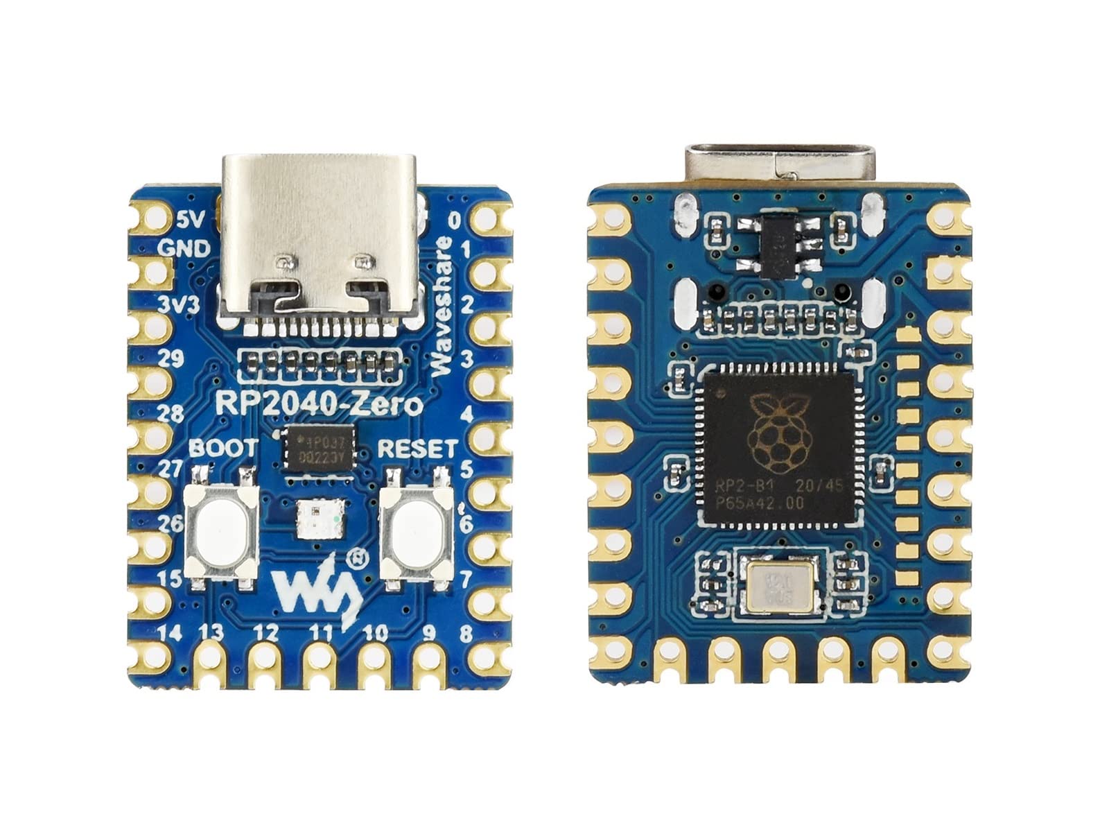 RP2040-Zero Mini Development Board Based on Raspberry Pi Microcontroller RP2040,High-Performance Pico-Like MCU Board,Low-Cost, USB-C Connector