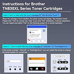 MYTONER TN830XL Toner Cartridge for Brother Printer