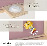 tectake Floating Shelf Toy Display 12 Pink House Shelves 50 Tonies view 4