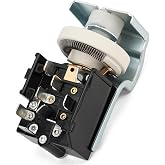 DS357T Headlight Switch for Jeep Chrysler Dodge Plymouth | 1992-1993 &amp; 1997-2001 Jeep Cherokee 1997-2000 Wrangler, 1973-1978 &amp; 1983-1987 Dodge Charger 1979-1982 Dodge Challenger(9 Pin)