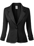 Women's Classic Casual Work Solid Color Knit Blazer