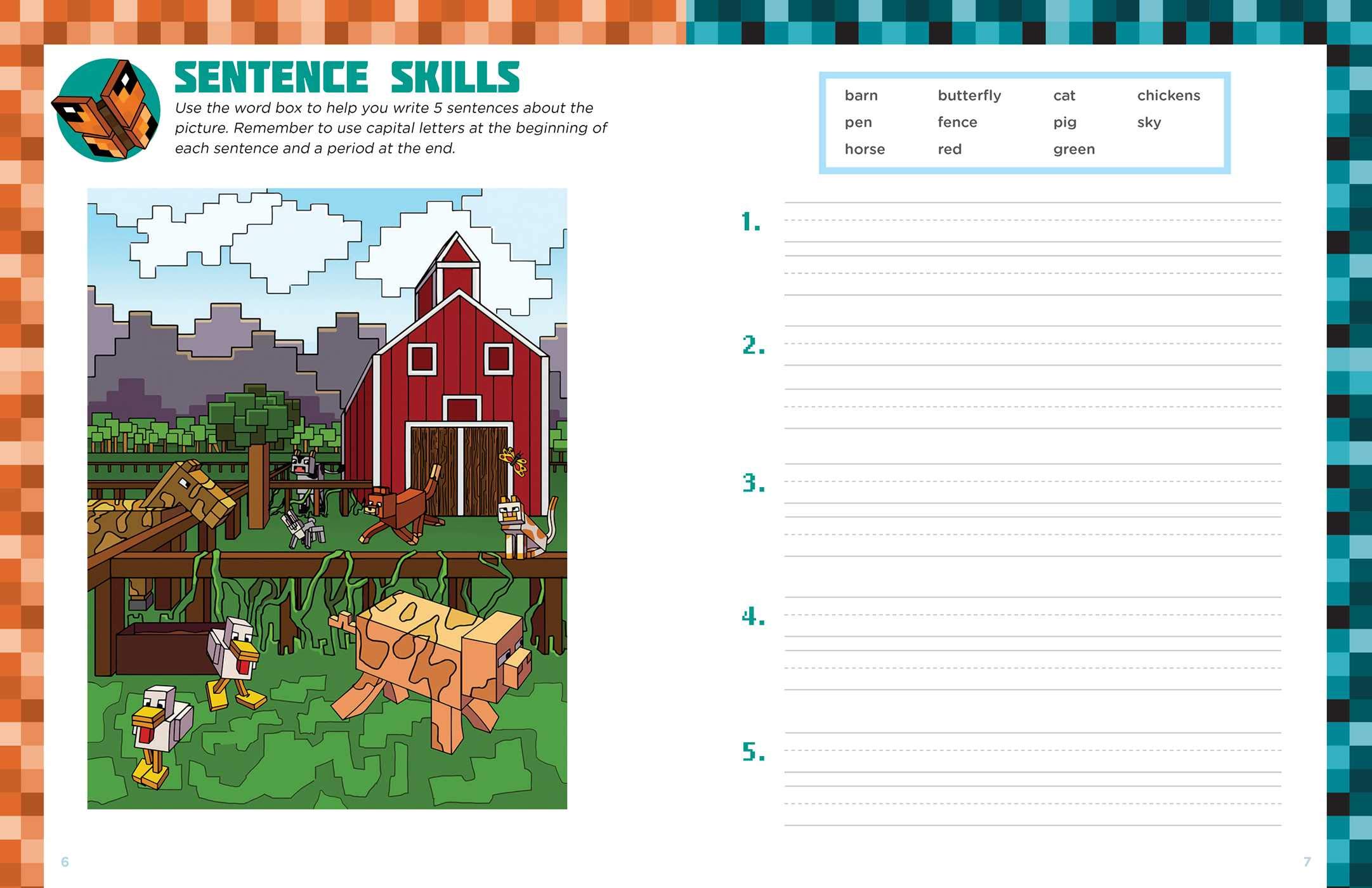 Writing for Minecrafters: Grade 1 Writing for Minecrafters: Grade 1 Paperback