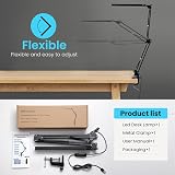BIENSER LED Desk Lamp with Clamp Swing Arm 3 Color Modes 10 Brightness Levels view 8