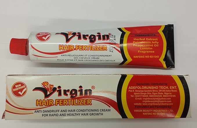 Amazon Com Virgin Hair Fertilizer 125g Hair Regrowth