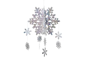 BEISTLE 3-D Snowflake Mobile Party Accessory (1 count) (1/Pkg)