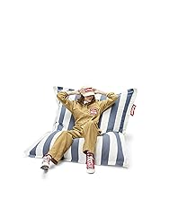 Fatboy Slim Outdoor Bean Bag Chair, Stripe Ocean