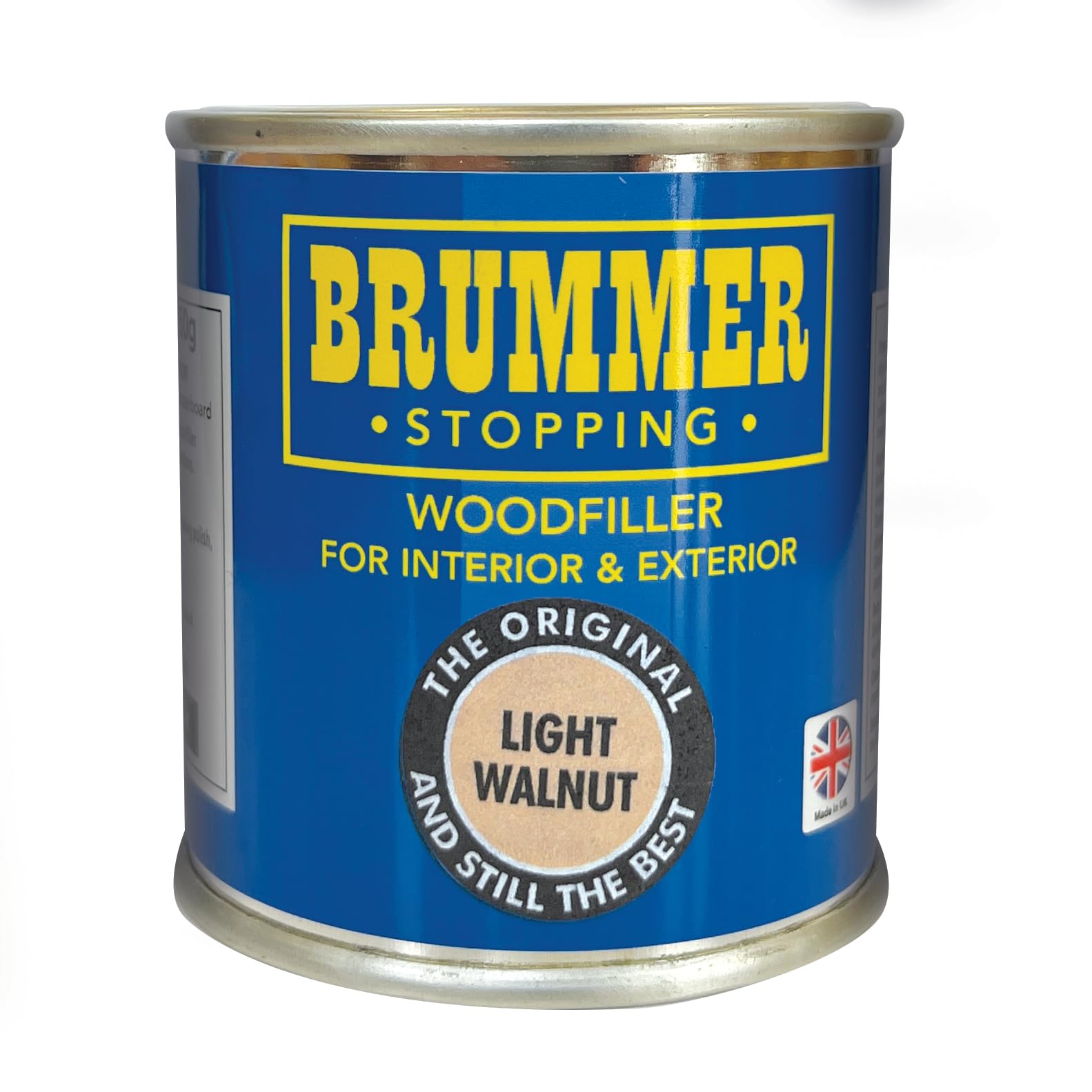 Brummer Wood Filler Light Walnut 250g – 2 Sizes & Assorted Shades | Ideal for DIY Wood Repairs & Restorations