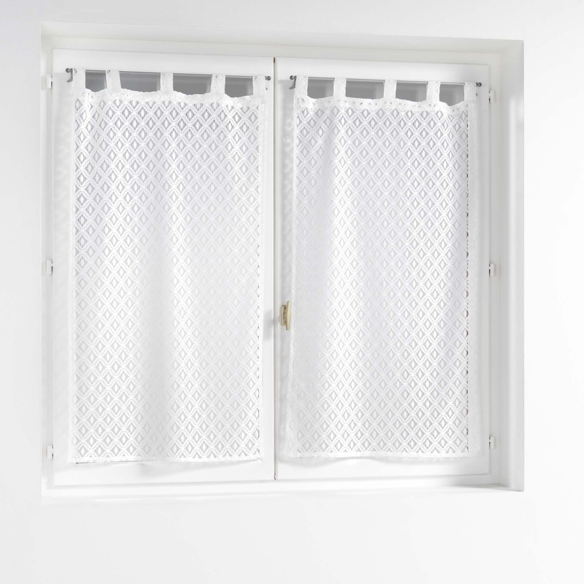 Douceur d'Intérieur, Pair Straight Loops (2 x 60 x 160 cm) Odilia, Mesh