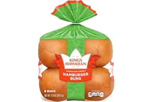 King's Hawaiian, Sweet Hamburger Buns, 8 ct, 12 oz -CHILD