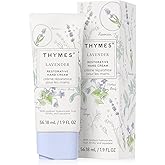 Thymes Restorative Hand Cream for Women & Men - Moisturizing Hand Cream Travel Size - Notes of Velvety Lavender, Warm Rosewood, Fresh Clary Sage, & Earthy Violet - Skin Care (Lavender, 1.9 fl oz)