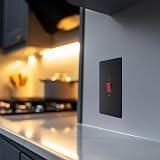 British General BG 45A Cooker Switch LED Indicator Screwless Flatplate Matt view 6