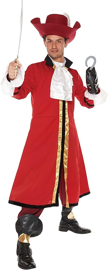 Amazon ディズニー ピーターパン キャプテンフック コスチューム メンズ 165cm 175cm コスプレ 仮装 通販