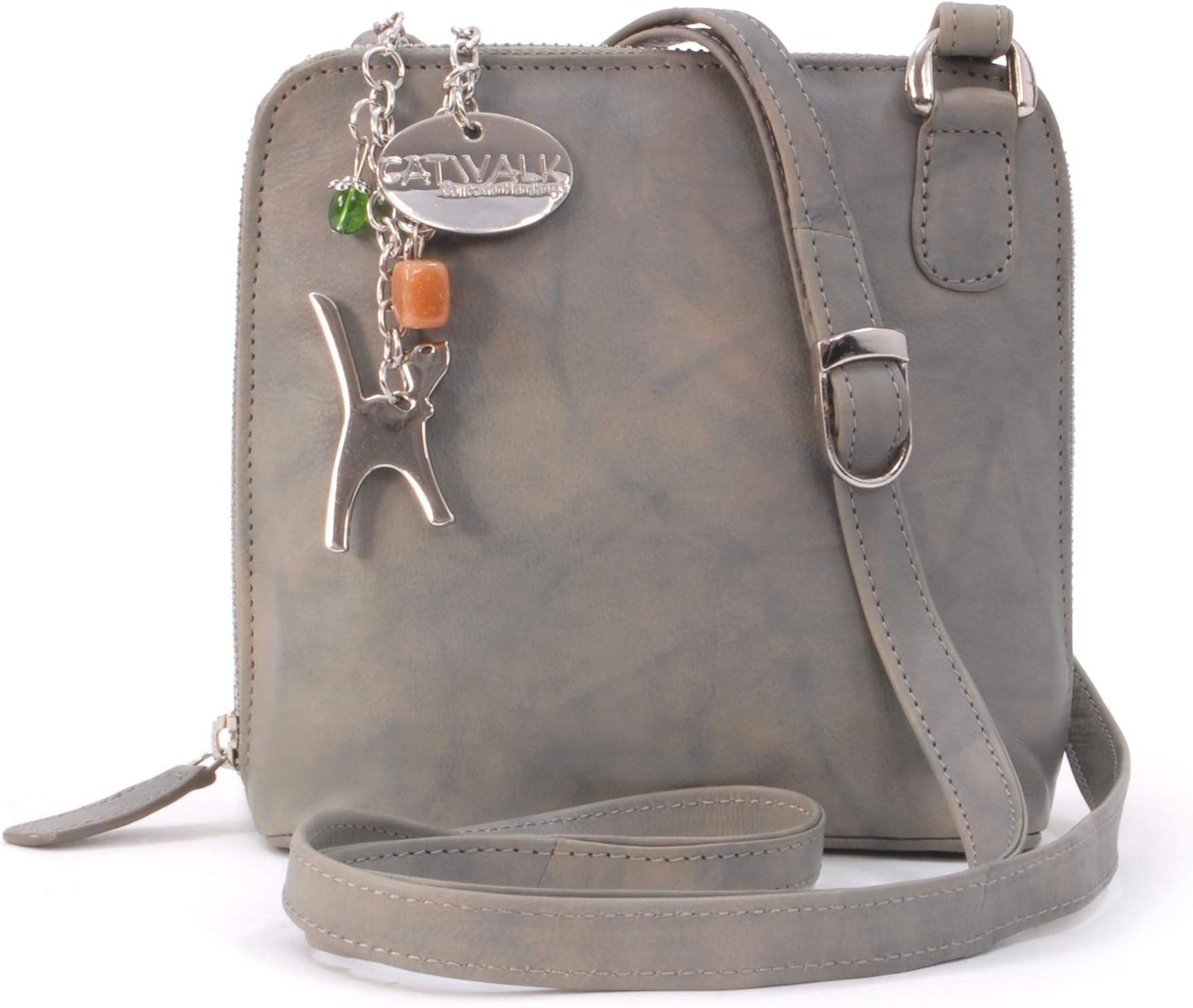Small Leather Crossbody Bag For Women - Mini Shoulder Bag - Long Adjustable Strap - Lena