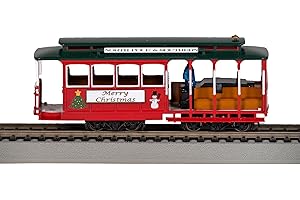 Cable Car with Grip Man - Yellow & Red - HO Scale