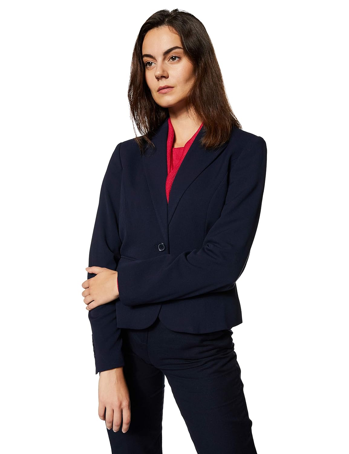 marks & spencer women's blazer (1550j_navy_10)
