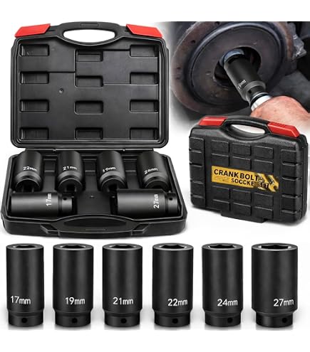 Amazon.com: CTA Tools 1067 22mm Crank Bolt Socket-22mm, Black