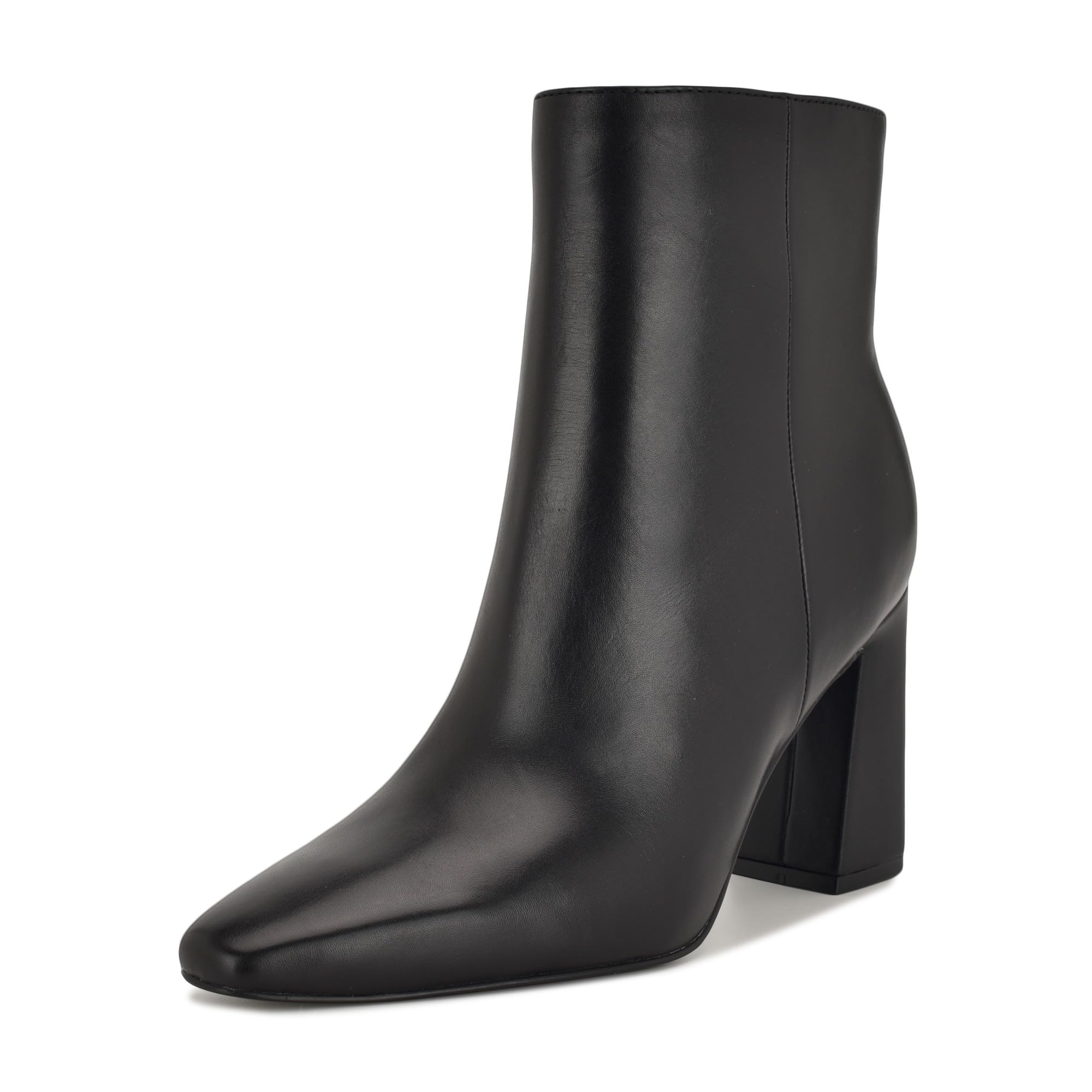 Nine West Women’s Reraye Bootie, Black Leather 002, 8