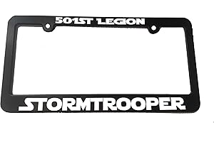 HANDMADE Stormtrooper 501st Legion Star Wars License Plate Frame Holder