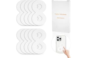 AINRVTEERS Calm Stickers for Anxiety Sensory Stickers Anti Stress Tactile Textured Stickers Combined with Breathing Exercise for Fidget Strips Suitable for Children and Adults (10 Pierces) (Transparent-2)