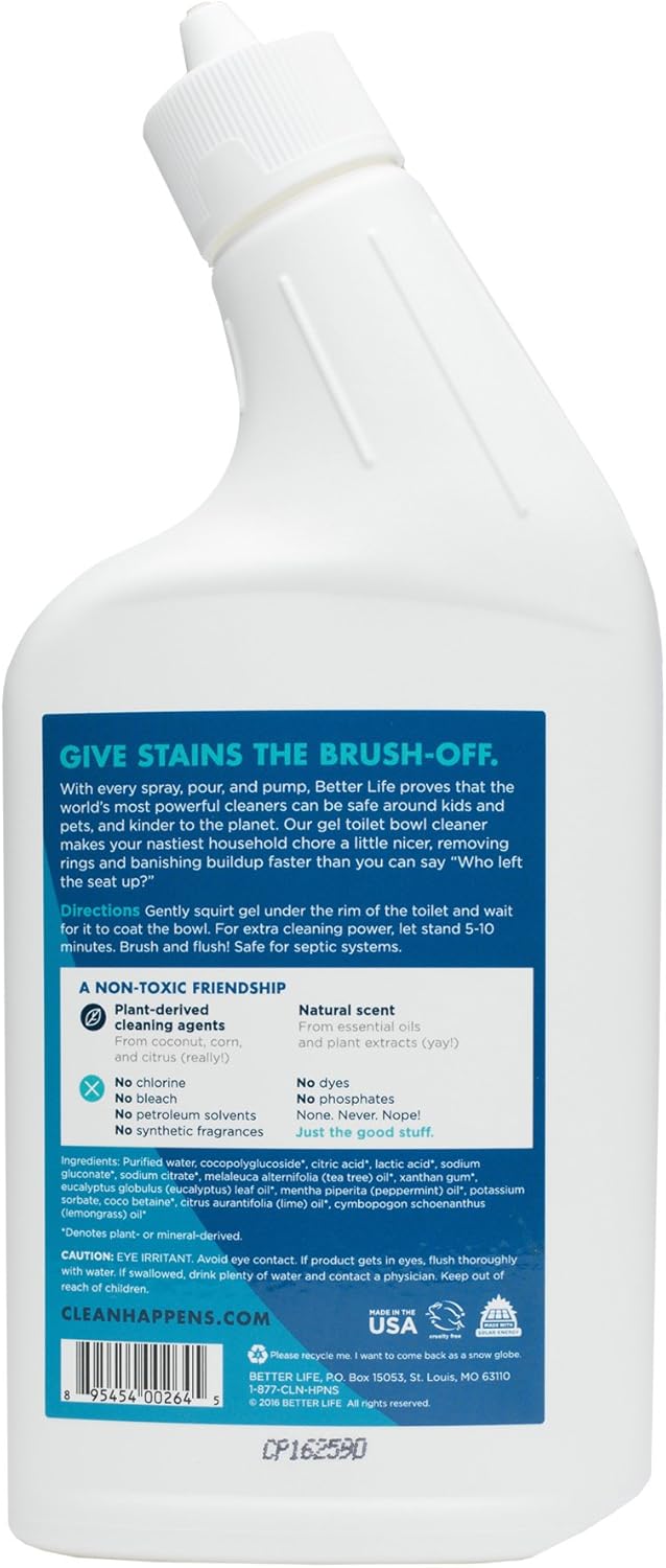 Better Life Natural Toilet Bowl Cleaner, 24 Ounces, 24212: Health & Personal Care