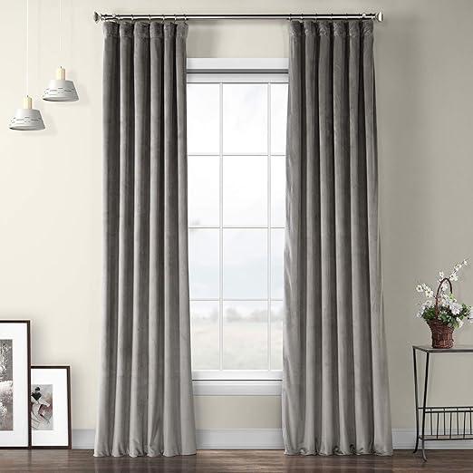 Amazon Com Hpd Half Price Drapes Vpyc 161213 96 Plush Velvet