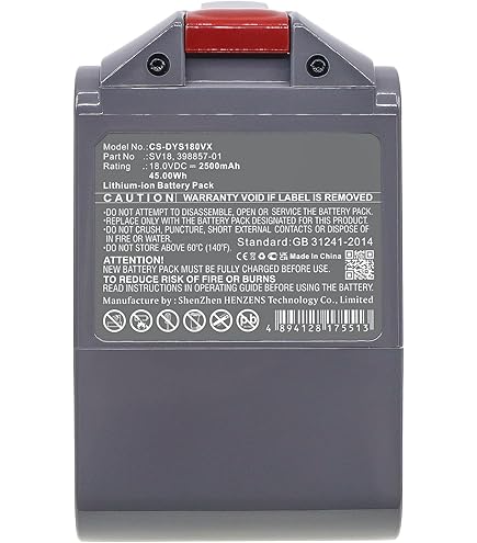 Amazon.com: Synergy Digital Vacuum Cleaner Battery