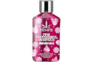 Hempz Pink Peppermint Meringue Body Moisturizer, Body Lotion, Fall Skin Care for Men & Women, Limited Edition
