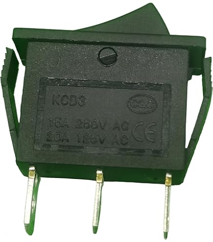 Miller 266614 Switch, Rocker Spdt 8A 125Vac (On)-Off-(On) .187T