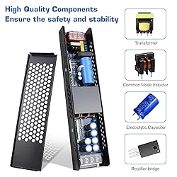 LED Driver 12V 200W 16.6A Slim LED Power Supply, AC