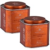 Harney & Sons Hot Cinnamon Spice Tea - 30 Tea Sachets Bundle (Pack of 2) - Black Tea with Oranges & Sweet Cloves
