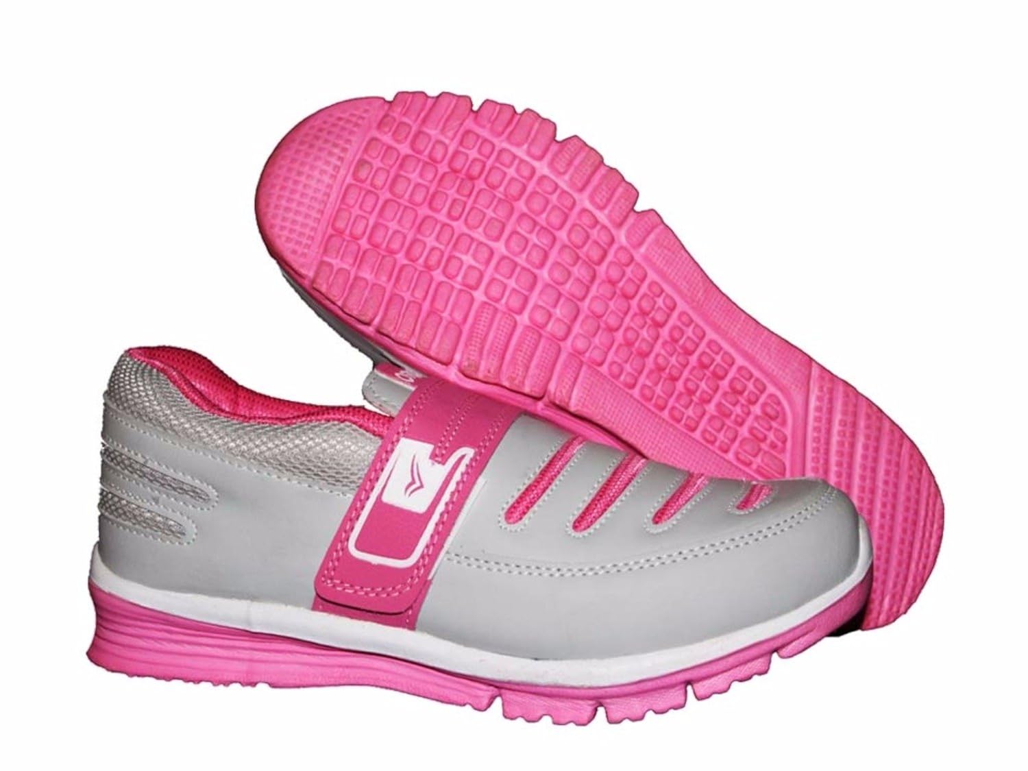 orbit women sports running shoes ls 008 grey pink