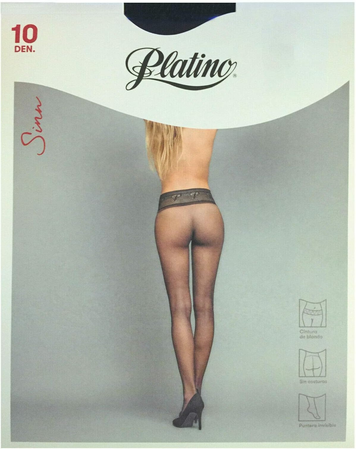 Platino - Sinn 10 - Ultra Sheer Seamless Pantyhose for Women