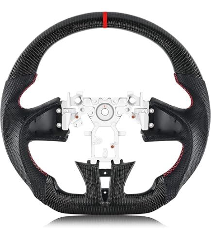 REAL CARBON FIBER STEERING WHEEL CENTER TRIM COVER FOR INFINITI Q50 Q60 2018-24 | UK