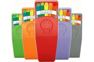 Gurtice EMF Meter Ghost Hunting Magnetic Field Detector Spirit Box Paranormal Equipment Tester 50Hz-20,000Hz Red