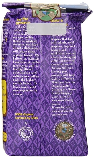 THE ORGANIC COFFEE CO. ORGANIC FRENCH ROAST COFFEE, 12 OUNCE
