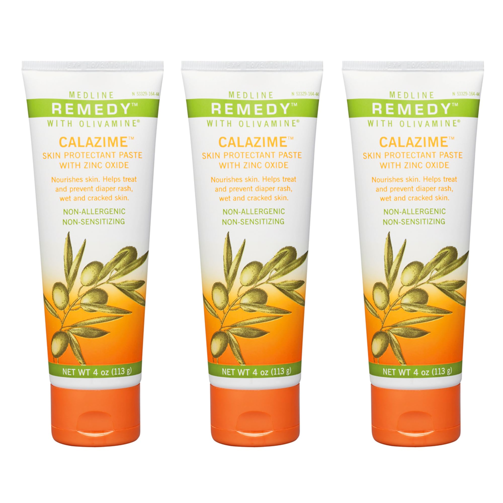 Medline Remedy Olivamine Calazime Skin Protectant Paste Cream, Used ...