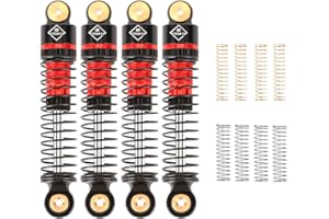 FEDCO SCX24 Shocks 47MM Oil-Filled Shocks Absorber Long Travel Threaded Oil Damper For Axial SCX24 Upgrades 1/24 RC Crawler