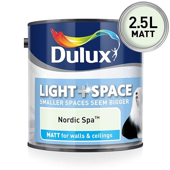 Dulux Light & Space Matt Emulsion Paint For Walls And Ceilings Nordic