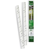 Master Mark Plastic Tree Wrap, Tree Trunk Protector, 2 Pack Spiral Guard | 24 in. Tubes, Protective Wrap for Bark, Deer &amp; Animals