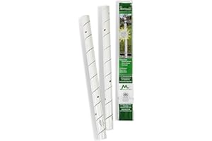 Master Mark TreeMaster Spiral Tree Protector, Plastic Tree Guard, Tree wrap, Tree bark Protection, Tree Tubes, 24" (2 Pack)