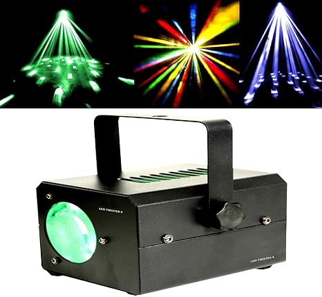 Efecto luz LED Moonflower Twister rojo verde azul 15 W proyector ...