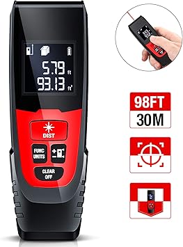 Amazon Com Beboncool Laser Measure 98ft M In Ft Digital Laser