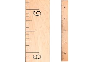 Headwaters Studio Wooden Growth Chart – Kids Height Chart, Wall Measurement for Kids, Height Chart for Wall, Growth Ruler for Children – Natural Ruler (63"x6.7")