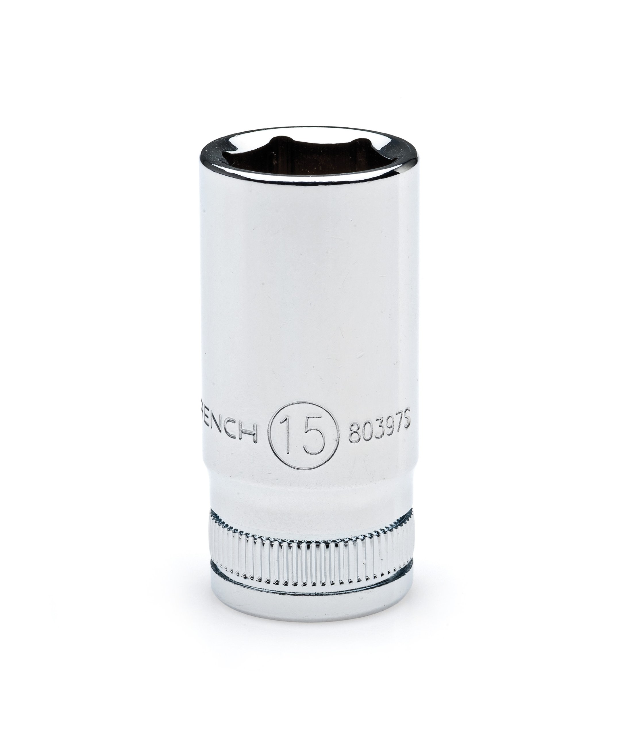 GEARWRENCH 3/8" Drive 6 Point Mid Length Metric Socket 15mm - 80397S