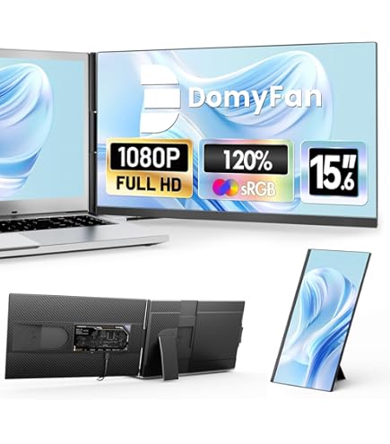 511109 P5 DUAL SCREEN 15.6インチ FHD 1080P BOSII P5 15.6″ Dual Laptop Screen Extender Monitor – Bosii