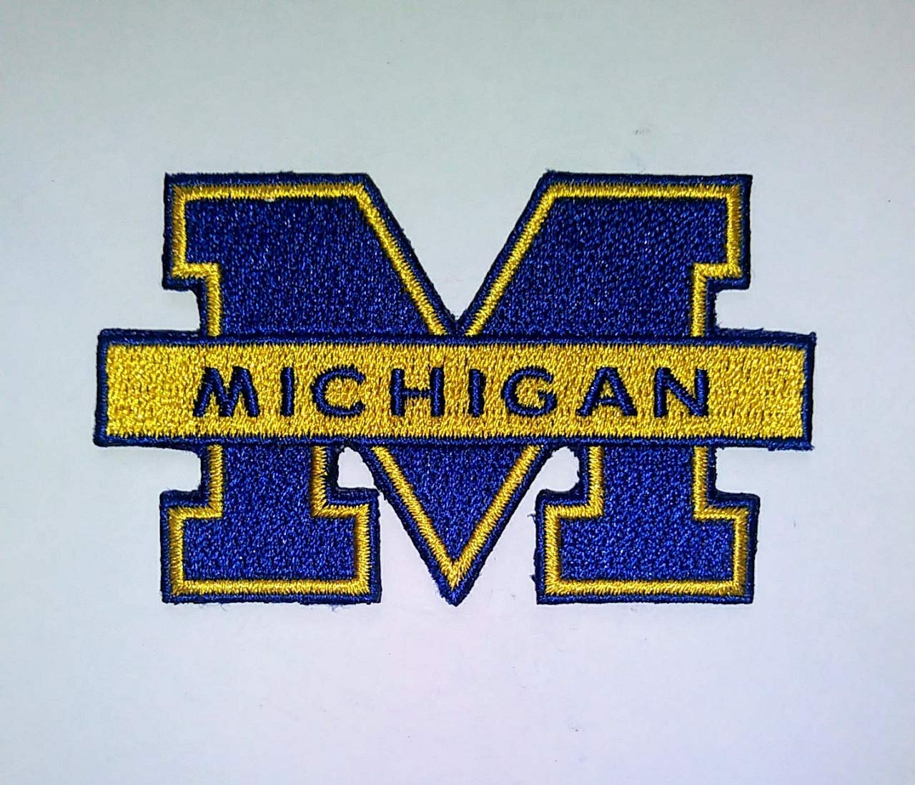 Amazon Com Michigan Wolverines Iron On Embroidered Embroidery Patch Patches School Of University State College Football Sports Handmade