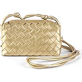 CAPTAIN VIKINGS Woven Bag For Women Clutch Purse, Small Vegan Leather Shoulderbag