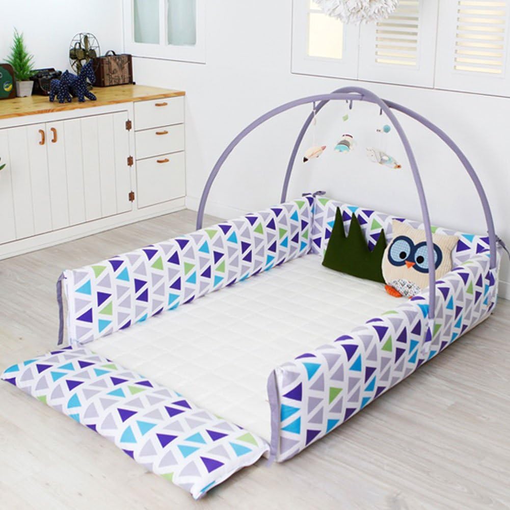 Maming Baby Bumper Bed Crib Bumper (Blue Ade)